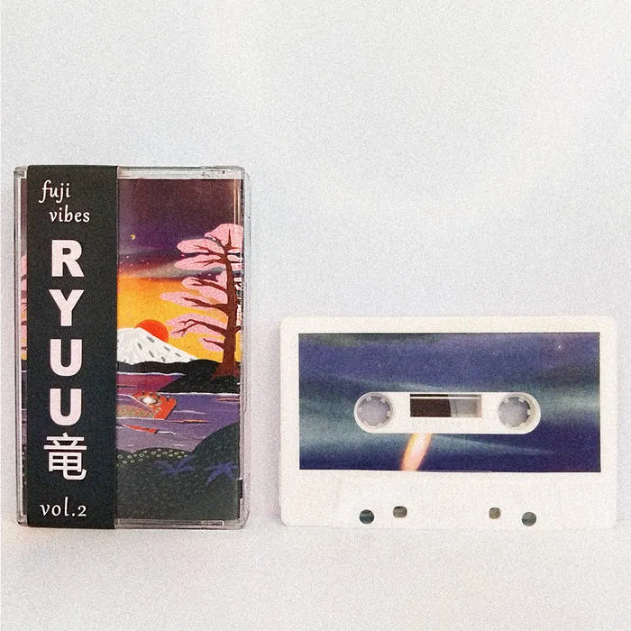 Limited edition white cassette of fuji vibes vol. 2